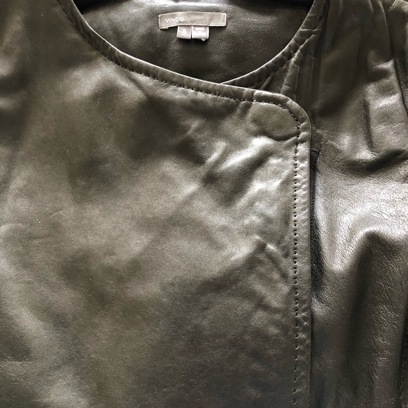 Vince Leather Jacket - Picture 3 of 6